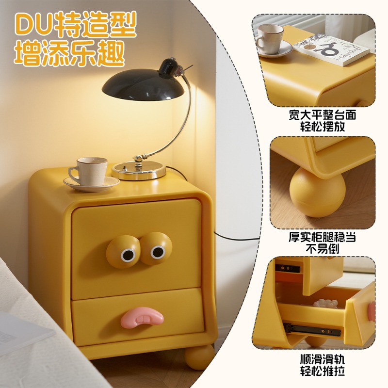 Meja samping tempat tidur krea - Storage & Organization ulasan dan harga
