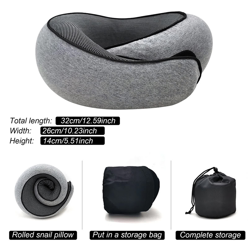 Bantal Leher Perjalanan Busa M - Anti Snore Contour Pillow ulasan dan harga