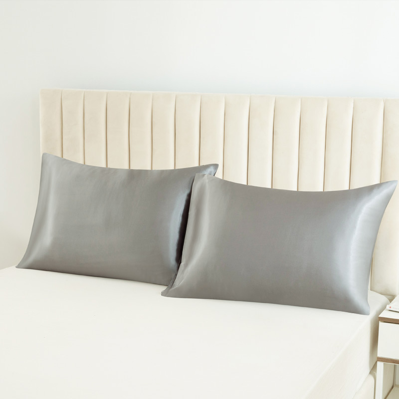 Sarung Bantal Satin Warna Soli - Satin Silk Pillowcase Hair Skin ulasan dan harga