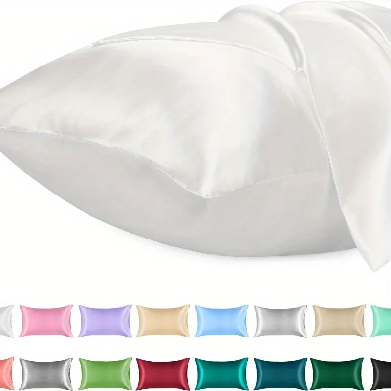 Sarung bantal Satin untuk ramb - Satin Silk Pillowcase Hair Skin ulasan dan harga