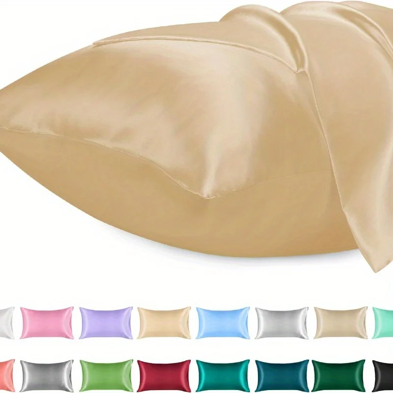 Sarung bantal Satin untuk ramb - Satin Silk Pillowcase Hair Skin ulasan dan harga
