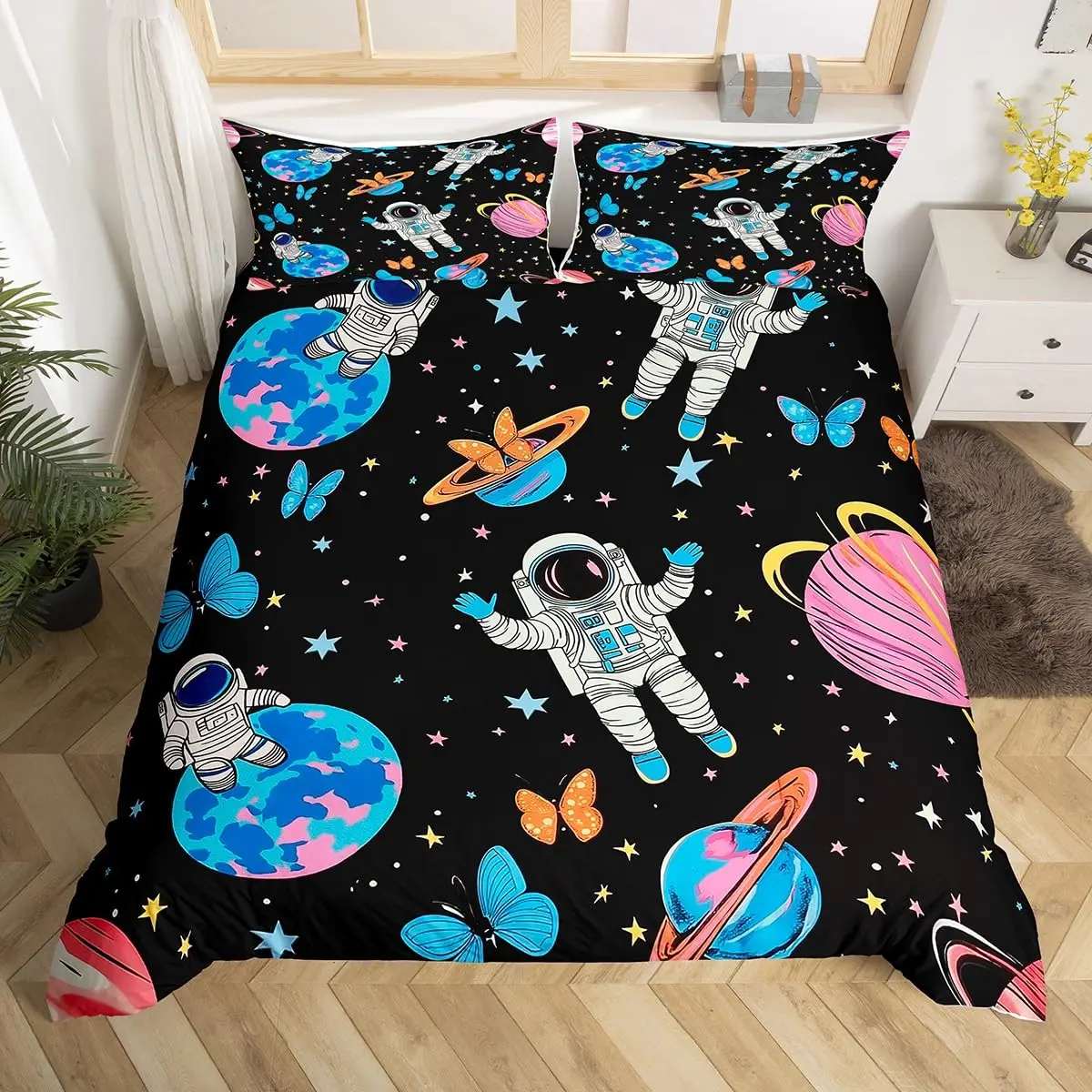 Set Penutup Selimut Astronot K - Duvet Cover Sets With Zipper ulasan dan harga