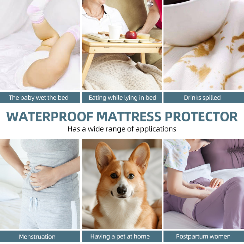 Pelindung Kasur Anti Air Queen - Waterproof Mattress Protector Breathable ulasan dan harga