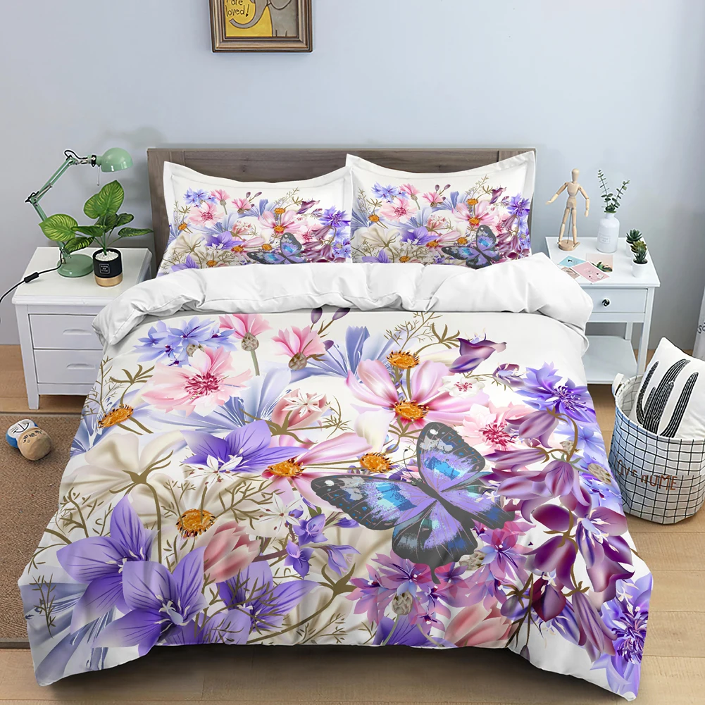 Set Seprai Kupu-kupu Penutup S - Duvet Cover Sets With Zipper ulasan dan harga