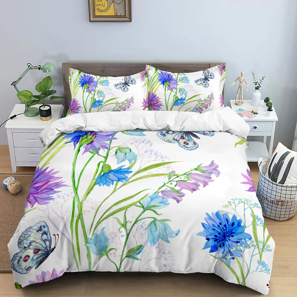 Set Seprai Kupu-kupu Penutup S - Duvet Cover Sets With Zipper ulasan dan harga