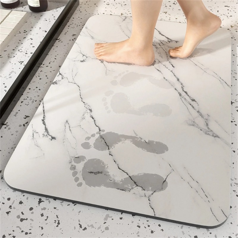1 Buah Karpet Kamar Mandi Dapa - Quick Dry Diatomite Bath Mat ulasan dan harga