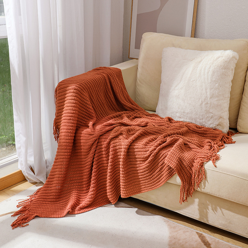 Selimut Penutup Nordik Kota Te - Boho Throw Blanket Fringe ulasan dan harga
