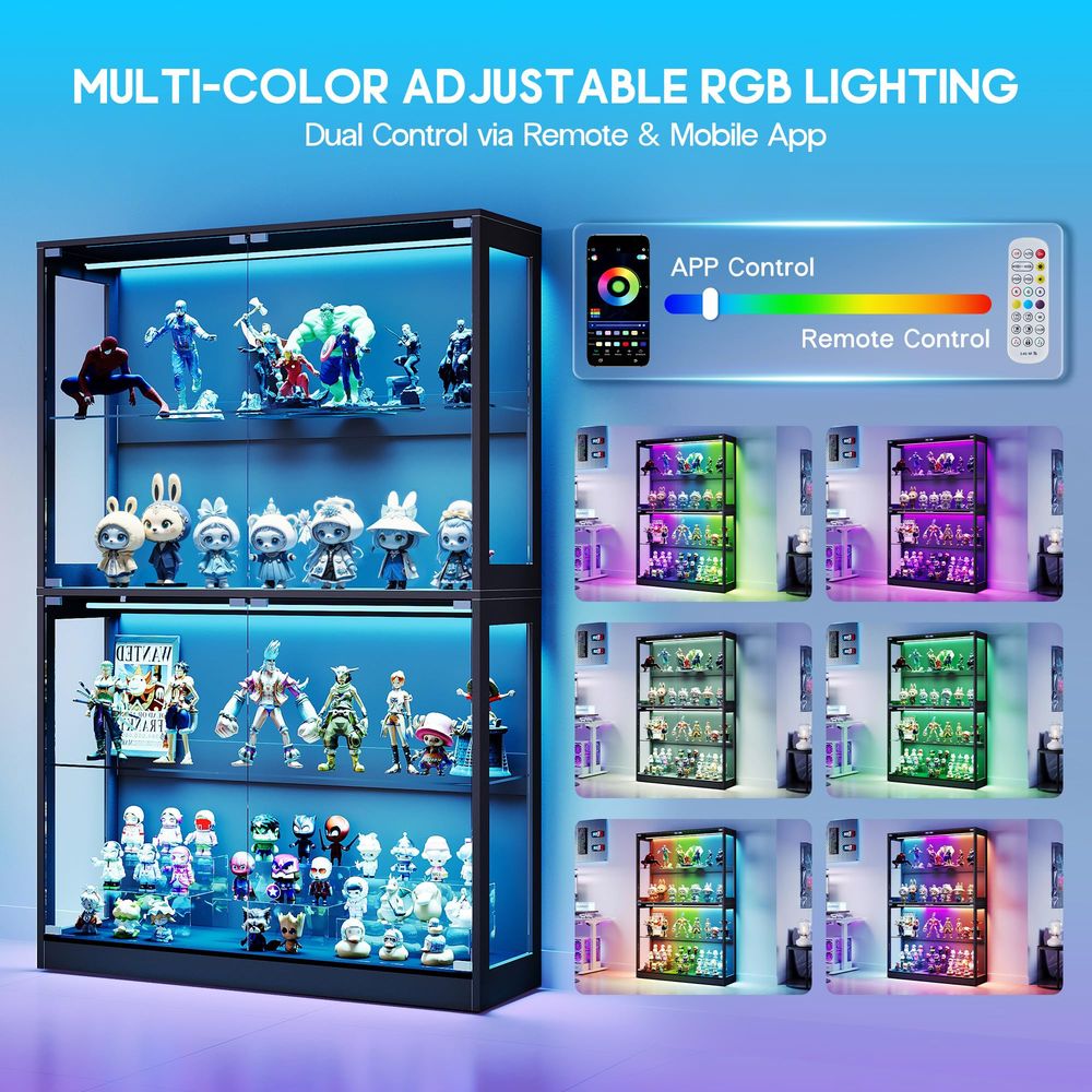 Lemari dengan Strip Lampu LED, - Lighting ulasan dan harga