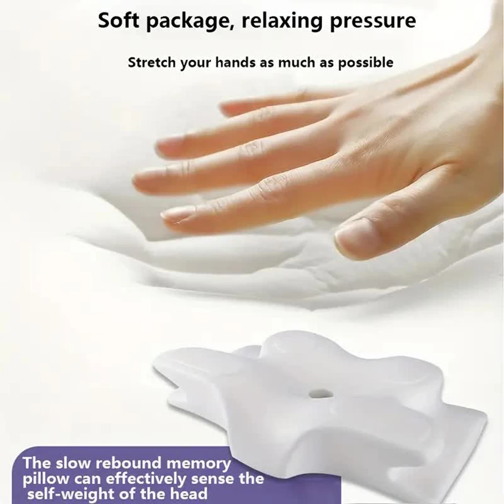 Bantal Busa Memori Bentuk Kupu - Memory Foam Orthopedic Pillow Neck Pain ulasan dan harga