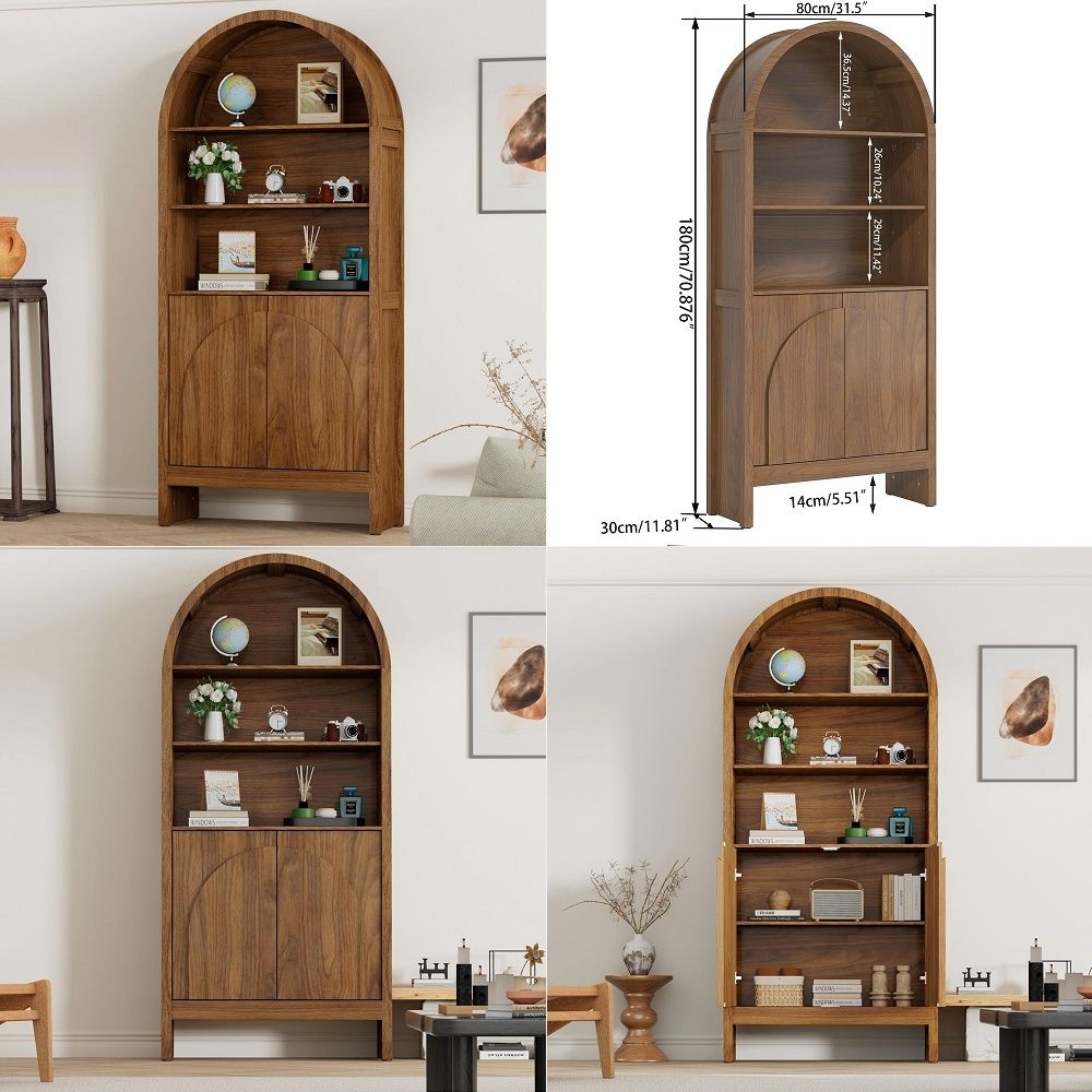 Lemari Pajangan Lengkung Centu - Storage & Organization ulasan dan harga