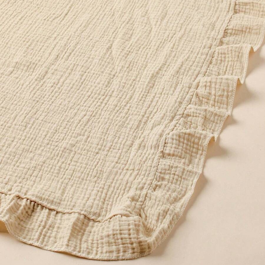 Selimut Muslin Berumbai 100% K - Muslin Cotton Bedspread ulasan dan harga