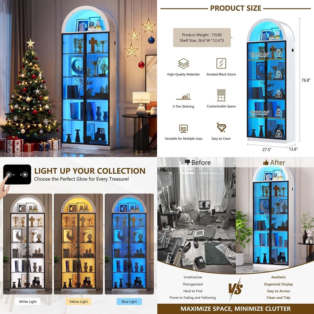 Lemari Pajangan dengan Pintu d - Storage & Organization ulasan dan harga