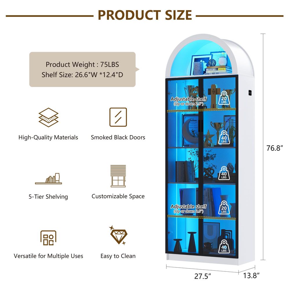 Lemari Pajangan dengan Pintu d - Storage & Organization ulasan dan harga