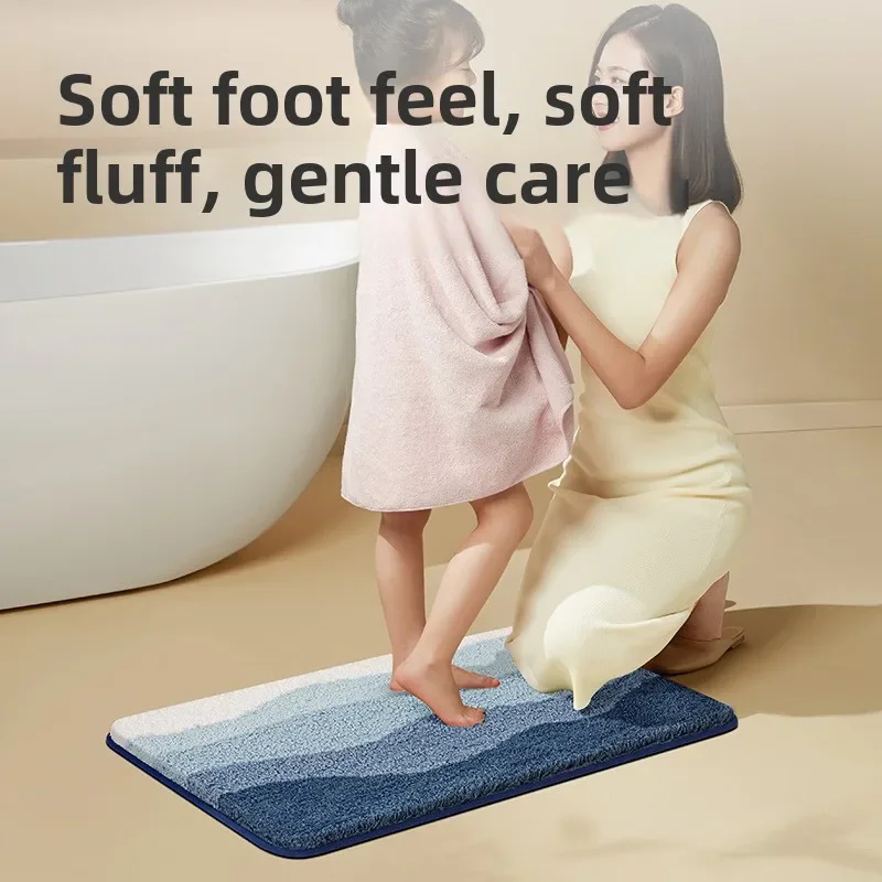 Keset Kamar Mandi Mewah Eropa, - Quick Dry Diatomite Bath Mat ulasan dan harga