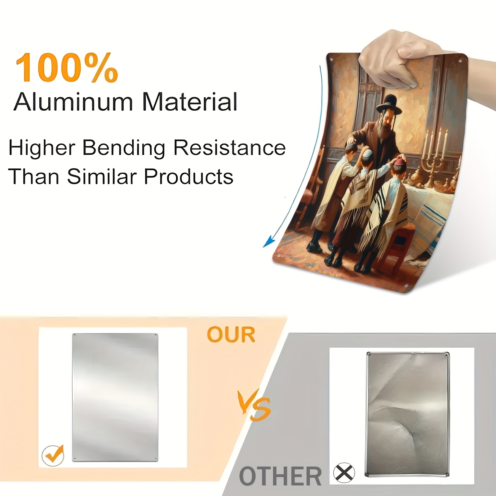 CIFBUY Seni Dinding Aluminium  - Home Decor ulasan dan harga
