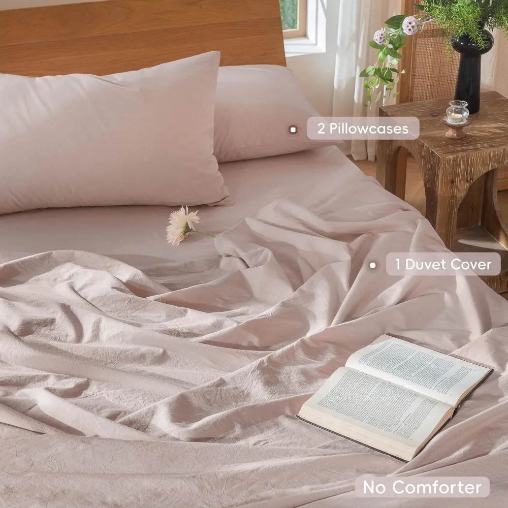 Set Sarung Selimut 100% Katun  - Duvet Cover Sets With Zipper ulasan dan harga