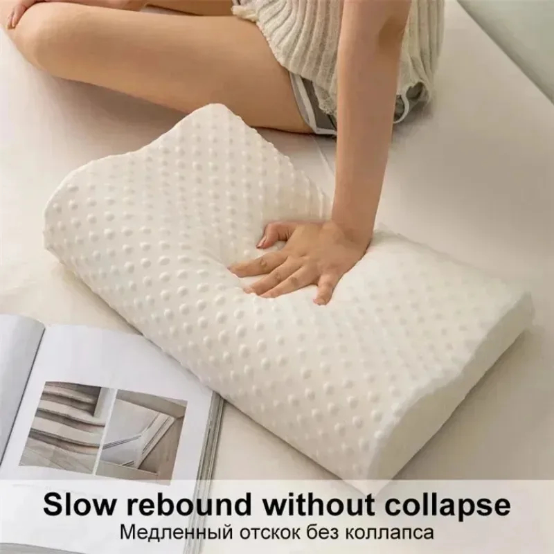 Bantal Leher Ortopedi Busa Mem - Memory Foam Orthopedic Pillow Neck Pain ulasan dan harga