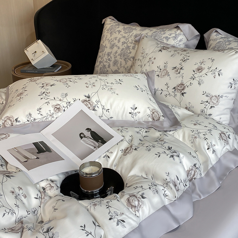 Set tempat tidur tanaman dan b - Aesthetic Floral Duvet Cover ulasan dan harga