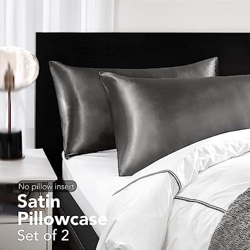 2pcs Sarung Bantal Sutra Satin - Satin Silk Pillowcase Hair Skin ulasan dan harga