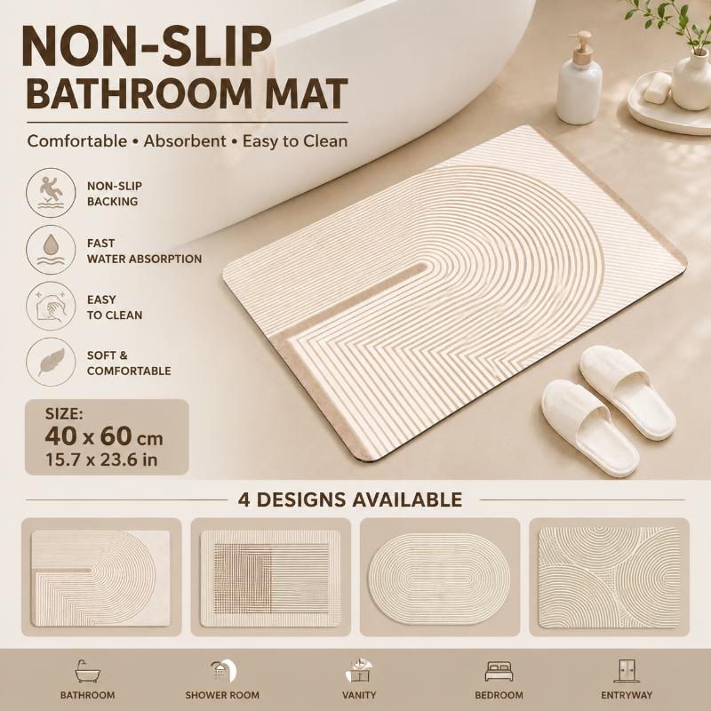 Keset Kamar Mandi Diatomite Ce - Quick Dry Diatomite Bath Mat ulasan dan harga