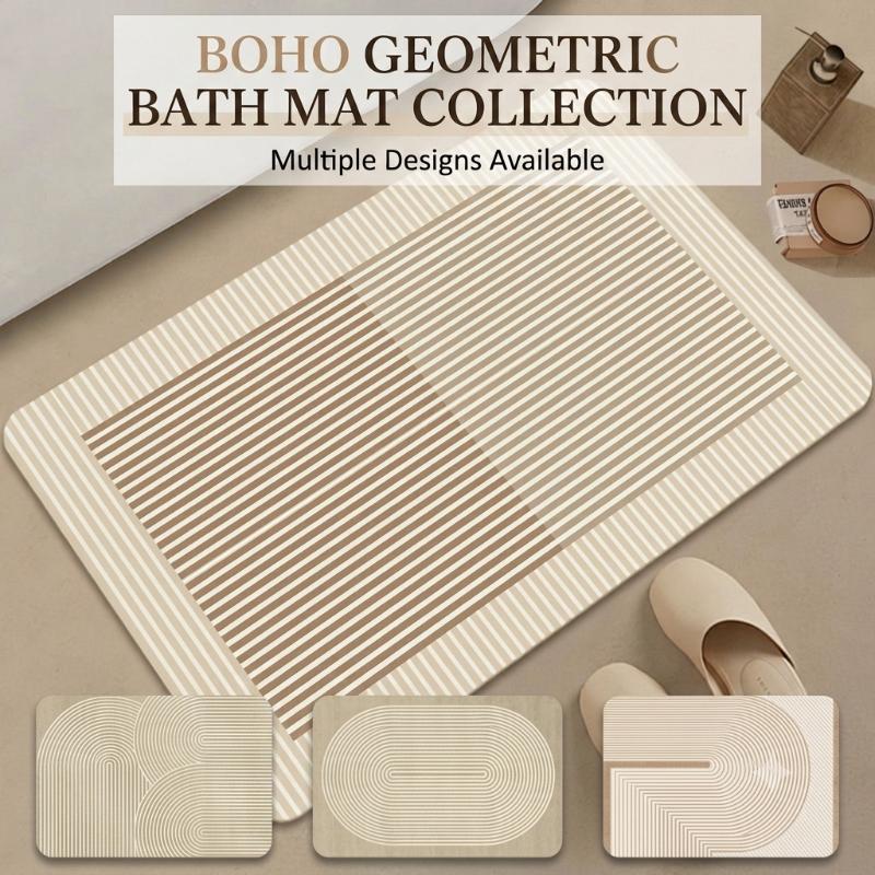 Keset Kamar Mandi Diatomite Ce - Quick Dry Diatomite Bath Mat ulasan dan harga