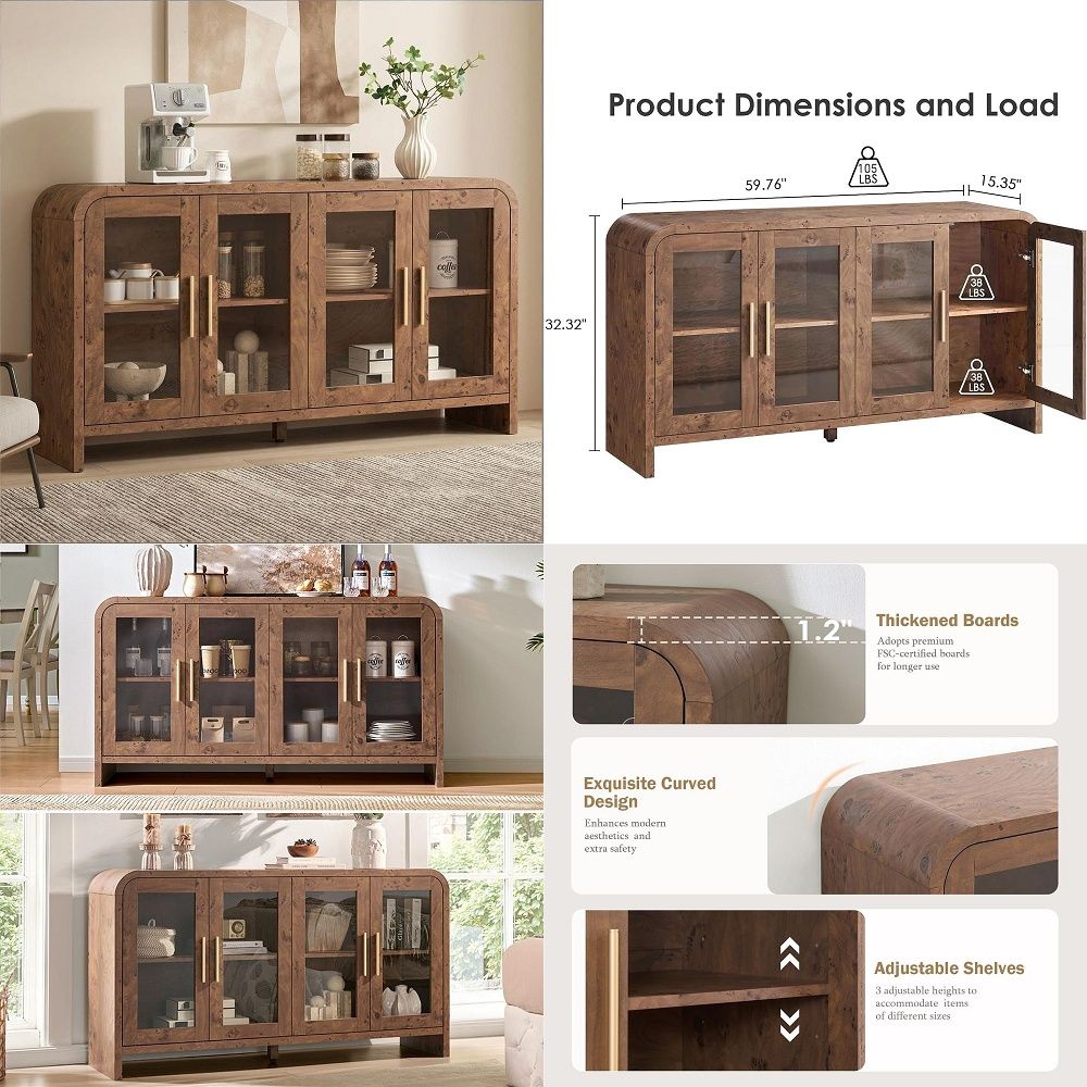 Lemari Bufet dengan Penyimpana - Storage & Organization ulasan dan harga