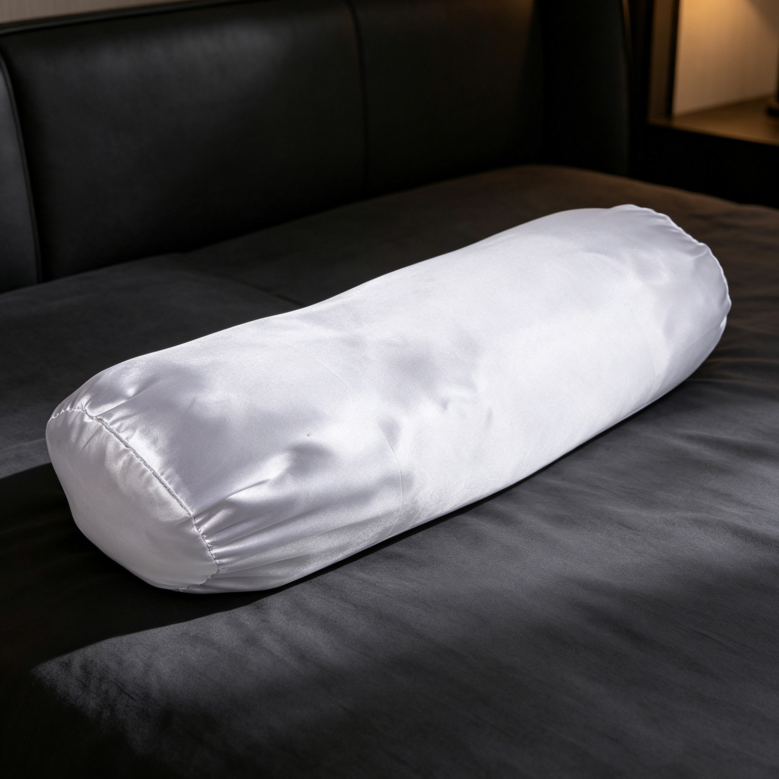 Sarung Bantal Leher Satin Puti - Satin Silk Pillowcase Hair Skin ulasan dan harga