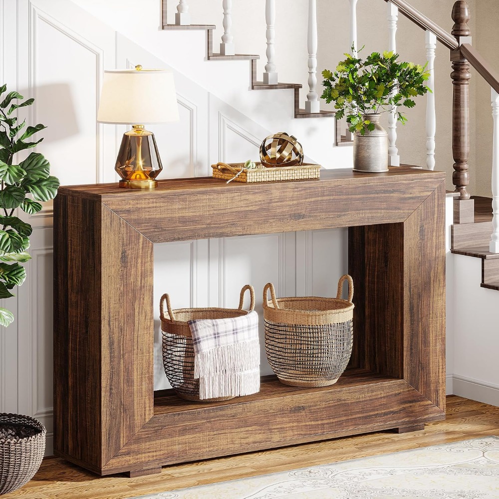 Meja Konsol Farmhouse 47 Inci  - Storage & Organization ulasan dan harga