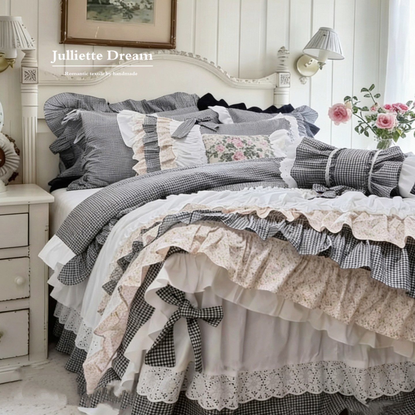 Set Sprei Country Cottagecore  - Aesthetic Floral Duvet Cover ulasan dan harga