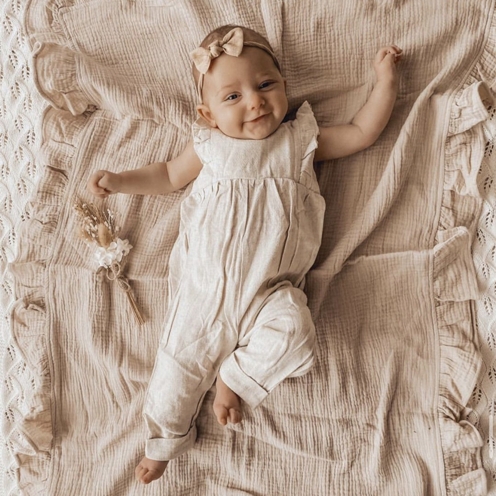 INS Selimut Bedung Bayi Kain K - Muslin Cotton Bedspread ulasan dan harga