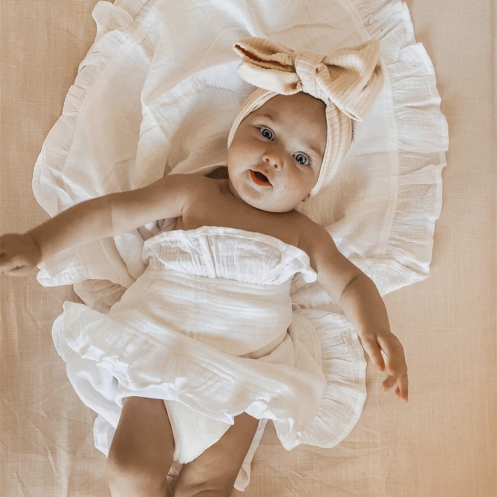 INS Selimut Bedung Bayi Kain K - Muslin Cotton Bedspread ulasan dan harga